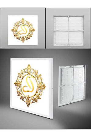 Gold Desenli Kare 60watt led aydınlatma, Yeni mesil modern led avize, Güçlü ışık tasarruflu lamba