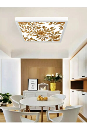 Salon avize 60-watt-60x60-led-panel-gökyüzü-panel-led-lamba-sıva-üstü-led-armatür-Yapay zeka tasarım