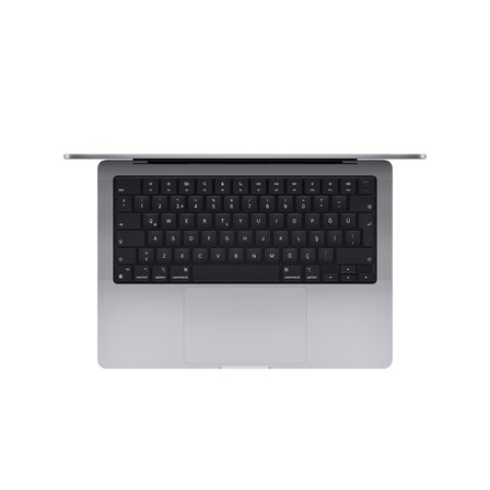 MacBook Pro (14 inç, 2021) Apple M1 Pro 8 CPU 14 GPU 32 GB Ram 512 GB SSD Uzay Grisi Z01MKKG0022 - Yenilio Outlet