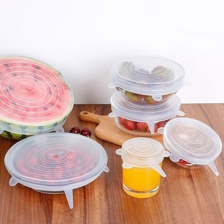 Premium Tabak Koruyucu Bardak Kapağı Ev Hediyesi Taze Tutan Silikon Kapak Seti