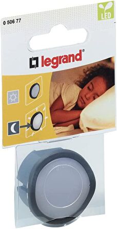 Legrand 50677 80837 LED Schuko Gece Lambası Adaptörü Siyah, 0,06 W, 240 V