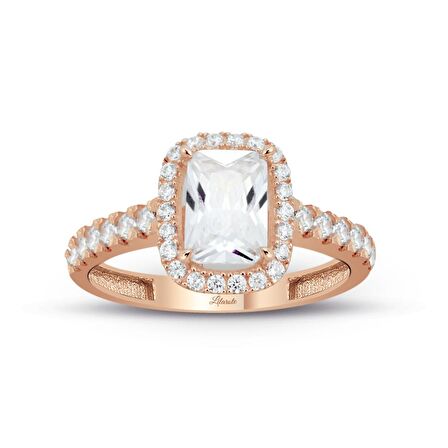 Tektaş Rose Altın Modern Yüzük