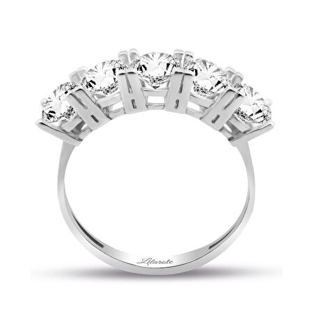 Beştaş Altın Yüzük Beyaz 14 Ayar