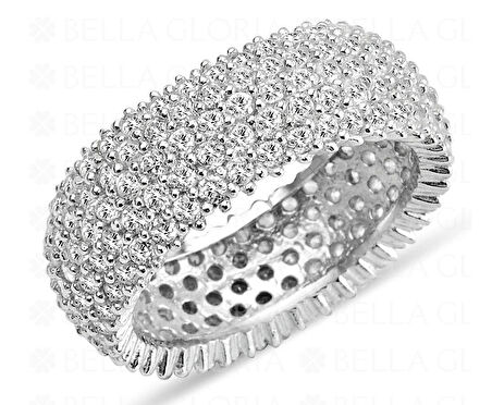 Tamtur Beş Sıra Bombeli Yüzük