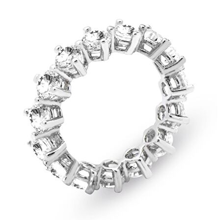 Tamtur Beyaz Altın Yüzük