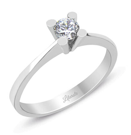 V Montür Tektaş Altın Yüzük