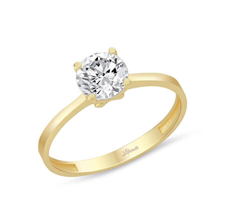 Altın Tektaş Yüzük