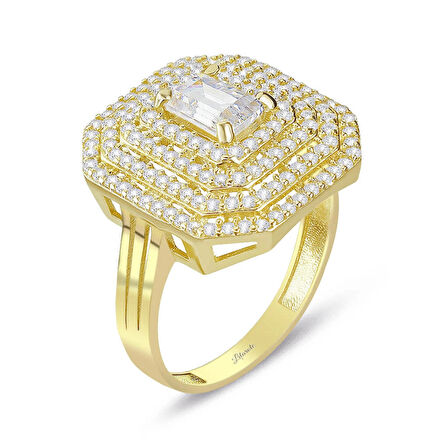 14 Ayar Altın Baget Yüzük