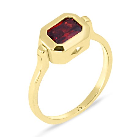 Altın Garnet Baget Taşlı (YZK0124)