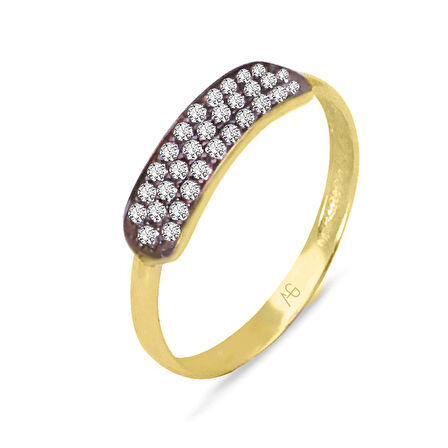 Altın Spor Tasarım Yüzük (YZK0206)