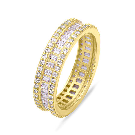 Altın Tamtur Baget Yüzük (YZK0223)