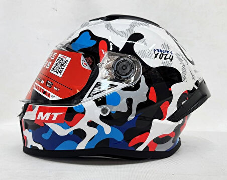 MT Stinger 2 Yozu A7 Parlak Renk Şefaf Vizörlü V-28B M