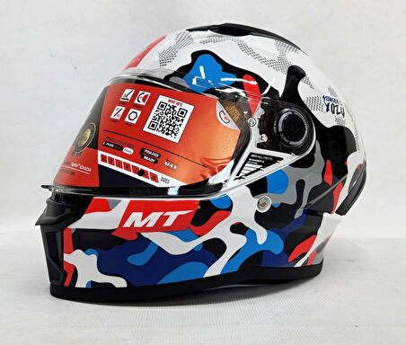 MT Stinger 2 Yozu A7 Parlak Renk Şefaf Vizörlü V-28B S