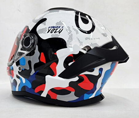 MT Stinger 2 Yozu A7 Parlak Renk Şefaf Vizörlü V-28B S