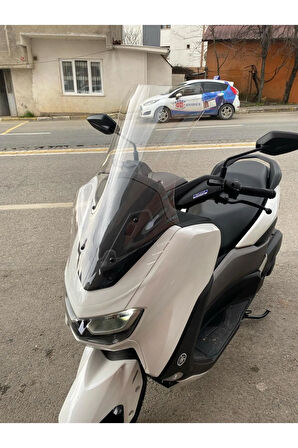 Yamaha Nmax Ön cam 2021 2024 Model Yılı 72cm Şeffaf Renk 4mm Uzun Geniş Cam