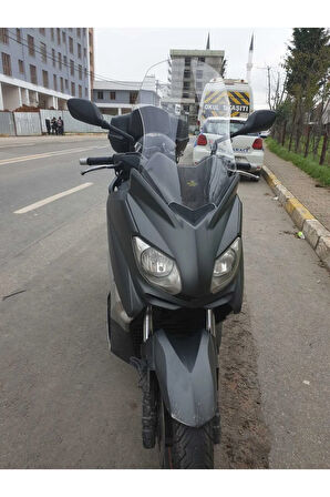 Yamaha Xmax 250 Ön cam 2011 2013 Model Yılı 55cm Şeffaf Renk 4mm Orta Boylu Cam