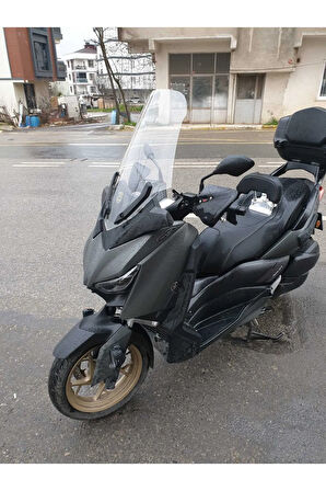 Yamaha Xmax 250 300 400 Ön cam 2018 2022 Model Yılı 65cm Şeffaf Renk 4mm Uzun Geniş Cam