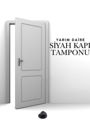 10 Adet Siyah Yarım Daire Yapışkanlı Kapı Tamponu Kapı Stoperi Metal Kapı Stopu Durdurucu