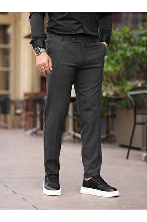 A Kalite Slim Fit Likralı Kumaş Pantolon