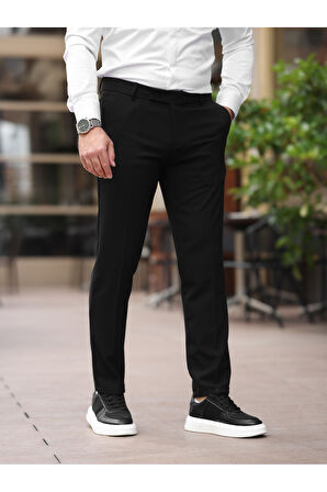 A Kalite Slim Fit Likralı Kumaş Pantolon