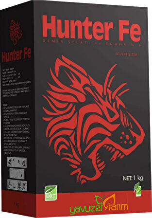 Hunter Fe 1 Kg (EDDHA Şelatlı %6 Fe)