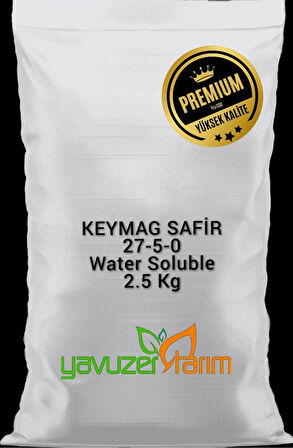 Bitki Coşturan NP Gübre ( 27-05-0 ) Yüksek A.N. Azotlu Keymag Safir 2,5 Kg