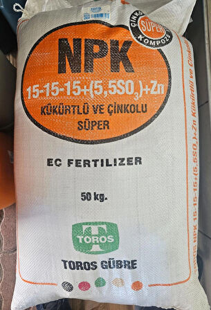 Kış - Taban Gübresi NPK 15+15+15+Kükürt+Çinkolu Gübre Bitkileri Hazırlar (5 Kg)