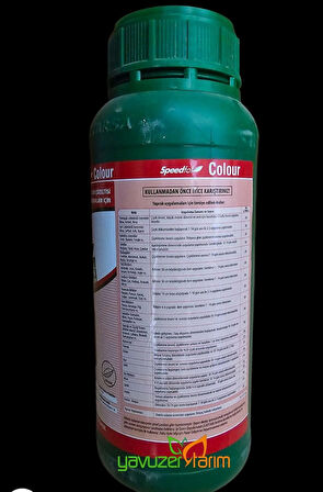 Speedfol Color Ec Fertilizer Yaprak Gübresi Azot, Fosfor, Kalsiyumlu Gübre 1 Lt