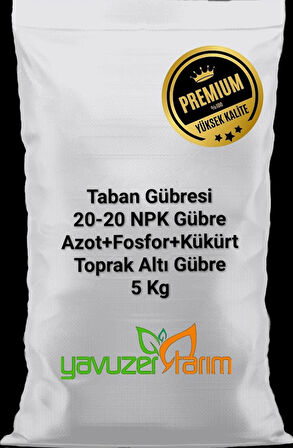 Toprak altı Kış Gübresi 20-20 NPK Kompoze Gübre, Taban Gübresi 5 Kg