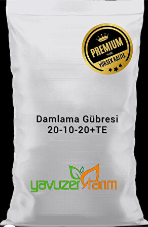 Bitki Çiçek Gübresi 20-20-20+Me Npk Dengeli Suda Erir Damlama Yaprak Gübresi 1 kg