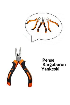 Yayke Mini Hobi Pense - Yan Keski - Kargaburun 3 Lü Set