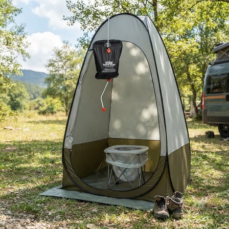 Yek Outdoor Lux Tam Otomatik Duş & WC Konfor Seti 103x103x200cm