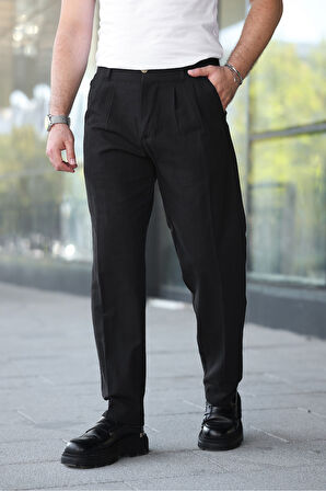 Yeni Sezon Baggy Keten Pantolon