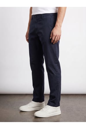 Basic Şık Chino Keten Pantolon