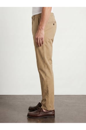 Basic Şık Chino Keten Pantolon