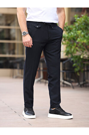 Ütü Gerektirmeyen Slim Fit Gofre Jogger