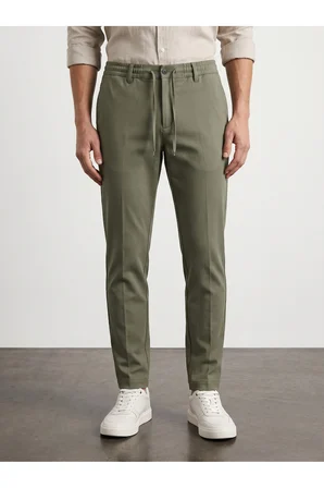 Beli Lastikli Rahat Slim Fit Jogger Pantolon