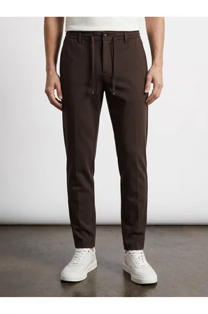 Beli Lastikli Rahat Slim Fit Jogger Pantolon