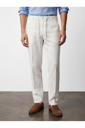 Old Money Keten Jogger Pantolon