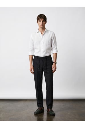 Old Money Keten Jogger Pantolon