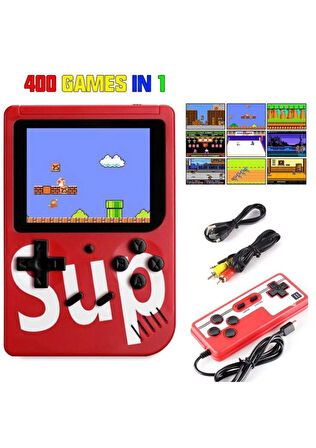 Premium Gamepad Taşınabilir 400 Oyunlu Mini Atari Oyun Konsolu DTI