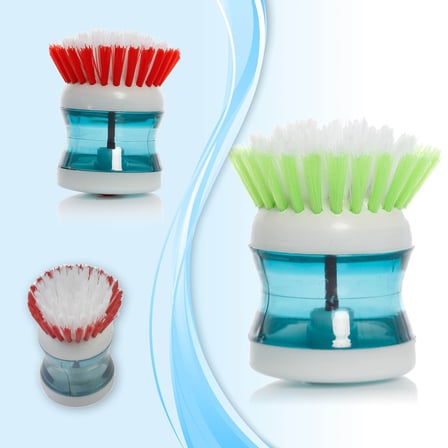 Shc42® Deterjan Hazneli Kolay Bulaşık Yıkama Fırçası Bulaşık Sünger