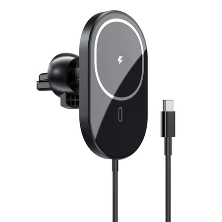 Shc42® 15W Mıknatıslı Takılabilen Hızlı Şarj Tüm Cihaz Araçlara Uyumlu Araç İçi Şarj