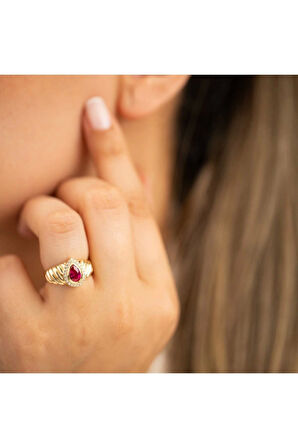 Burgulu Şovalye Altın Yüzük