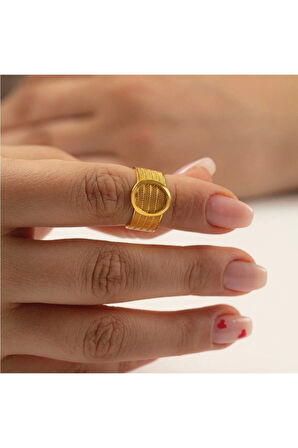 Hasır Altın Yüzük