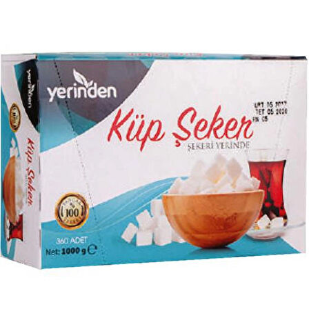 Yerinden Küp Şeker 1000 G x 2 Adet