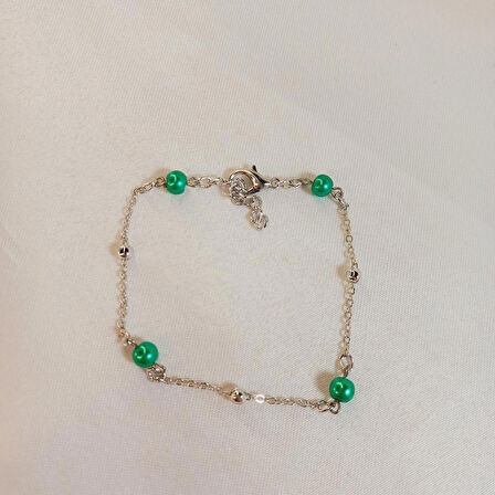 Crystal Atelier İnci Bileklik, İncili Bileklik, Gümüş Kaplama İnci Sıra Bileklik, Barok İnci Bileklik, Kadın İnci Bileklik, Zarif İnci Detay Bileklik, Gümüş Kaplama İnci Modeli Tasarım Bileklik, Zincir Bileklik