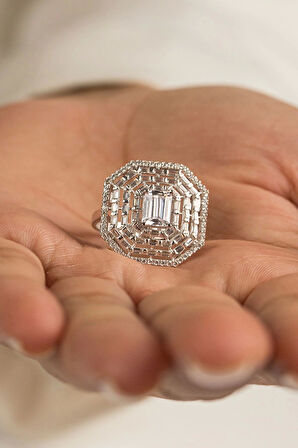 Baget Tektaş Altın Yüzük