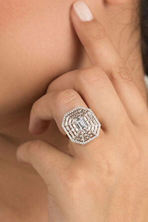 Baget Tektaş Altın Yüzük