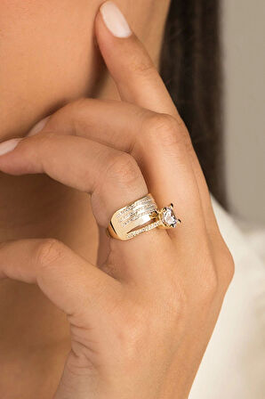 Tektaş Alyans Twin Altın Yüzük